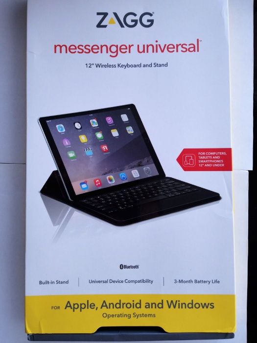 teclado ZAGG messenger Bluetooth QWERTY Inglês