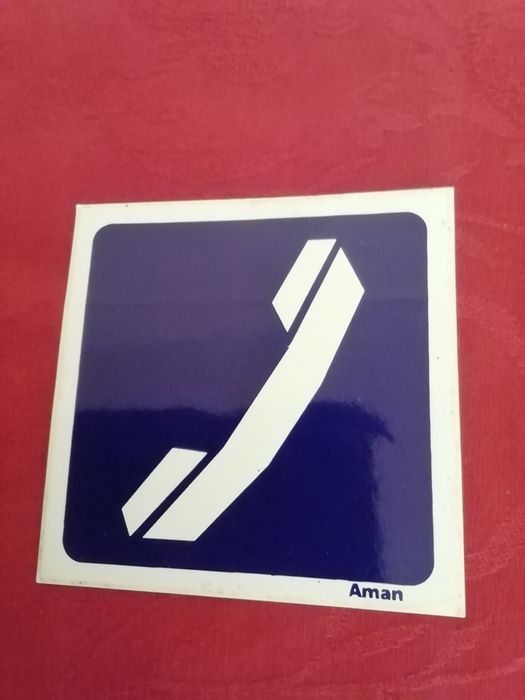 Autocolante telefone da Aman, novo