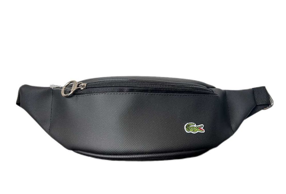 LACOSTE Biodrówka Saszetka Nerka Torebka Biodorowa Czarna Oryginał