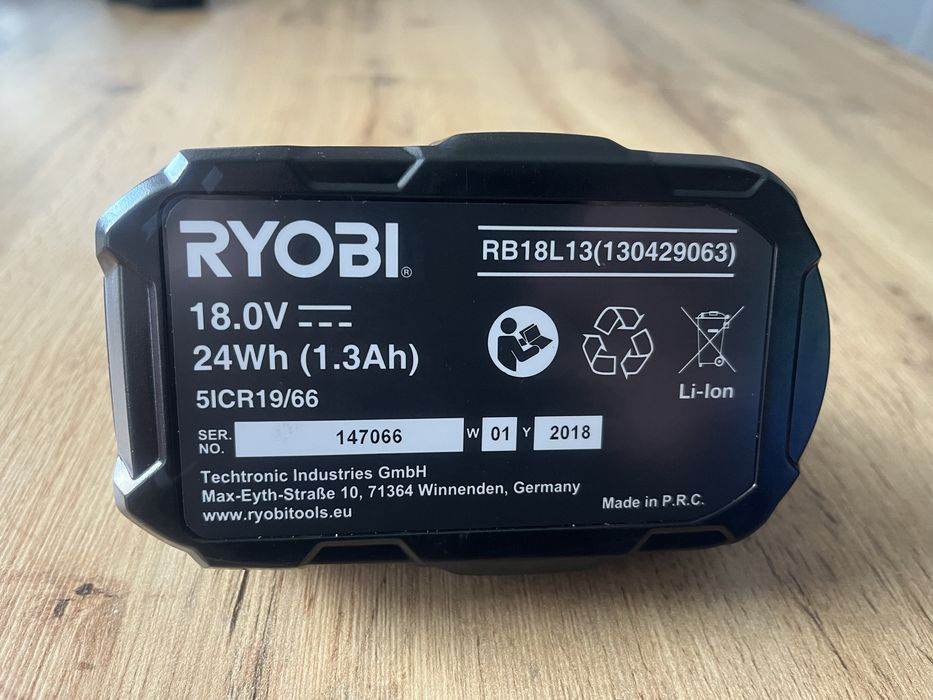 Bateria Ryobi 18V 1.3Ah