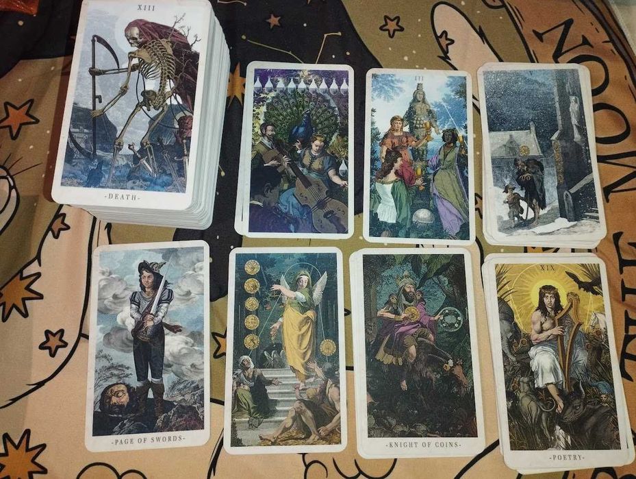 Таро з власної колекції, Mystic Silk, Taromance, 12х7,  стан нових, укр та англ