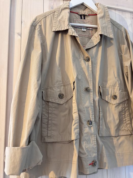Oryginalny trench Tommy Hilfiger jacket beige xxl