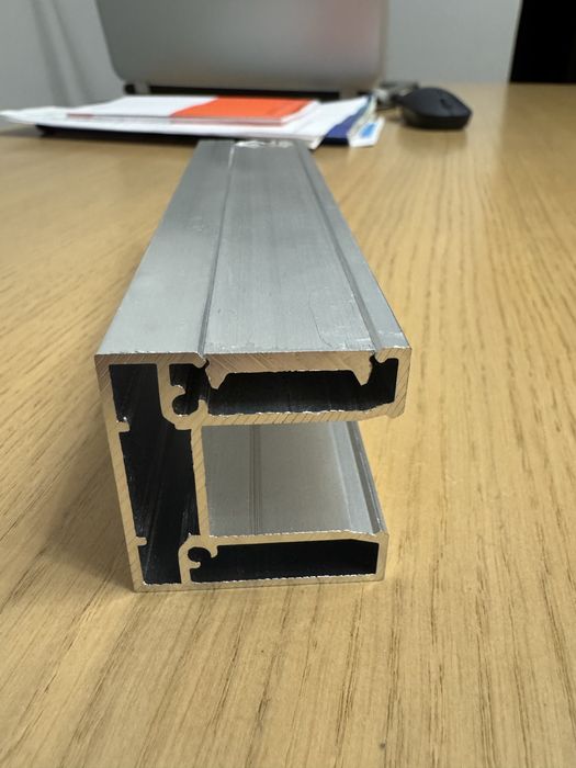 Profil aluminiowy 100x20 x2 mm wypełnienie tarasu balkonów ogrodzeń