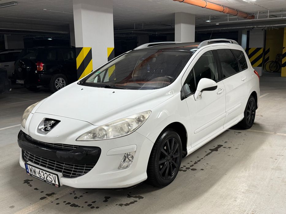 Peugeot 308SW 1.6 B•2008r•190 tys•7 osobowa•Bogata wersja •