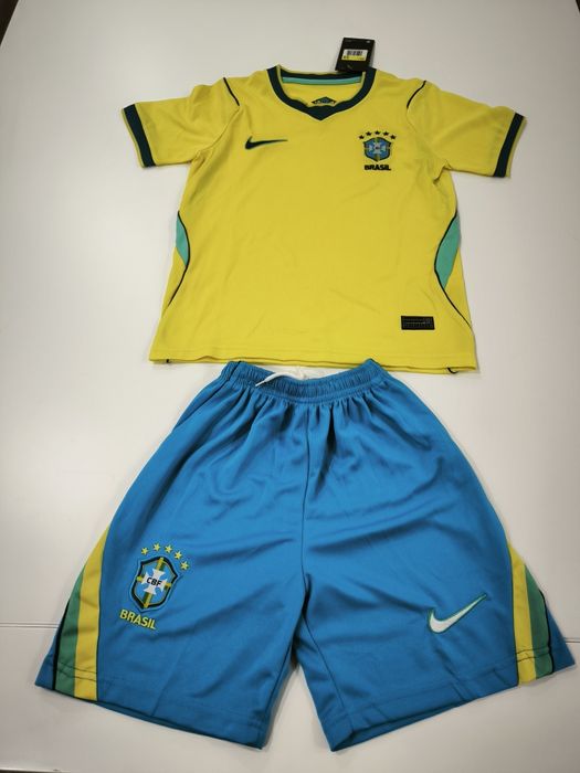 Conjunto de criança da seleção do Brasil - 6-7 anos