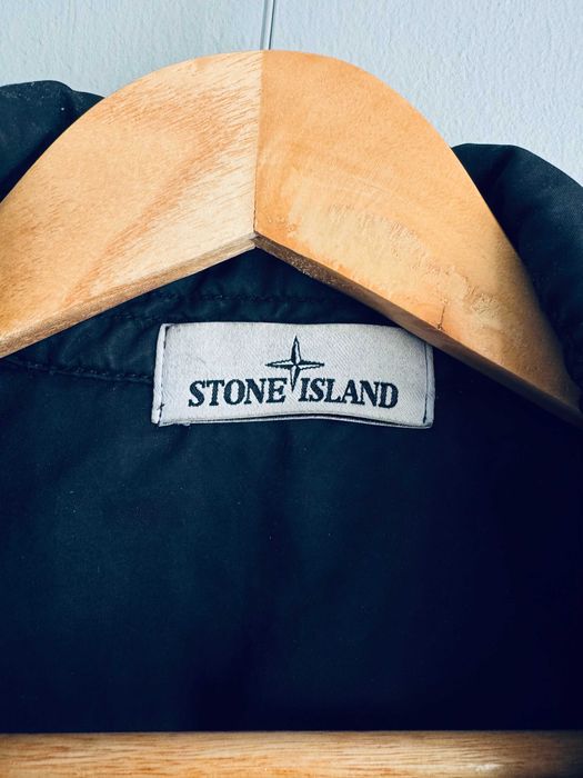 Stone Island David-TC Trench Coat Jacket Navy ice