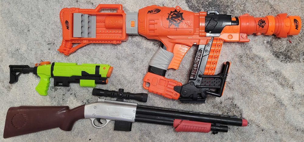 Karabin Nerf - wielostrzałowiec