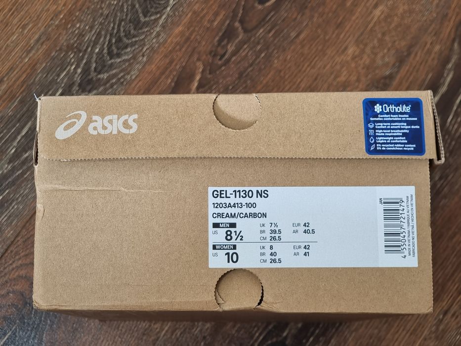 Оригінал 100% чоловічі кросівки asics gel-1130  euro 42