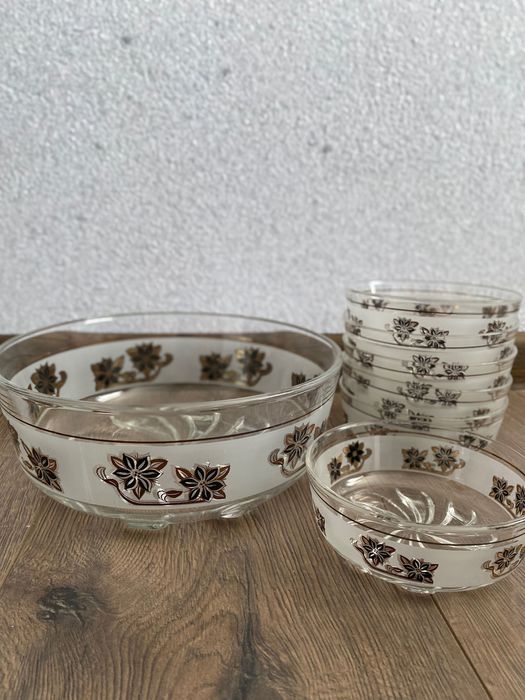 Розкішний італійський набір Windrose (7 шт) — Вінтаж, Сатинове скло