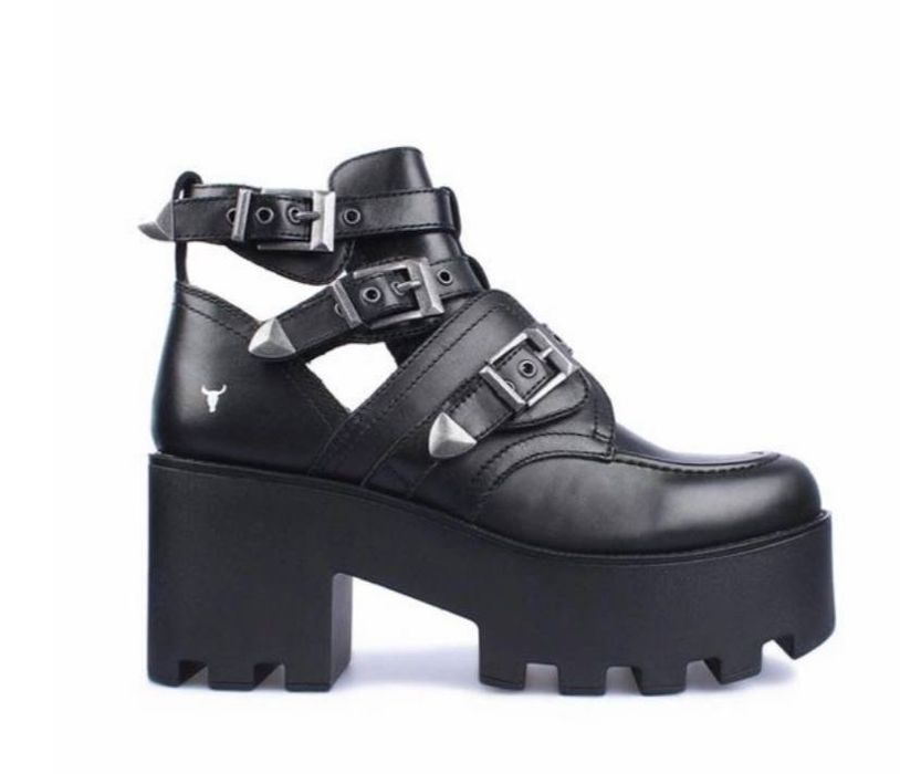 Боссоножки ботинки на платформе windsorsmith new rock demonia dollskil