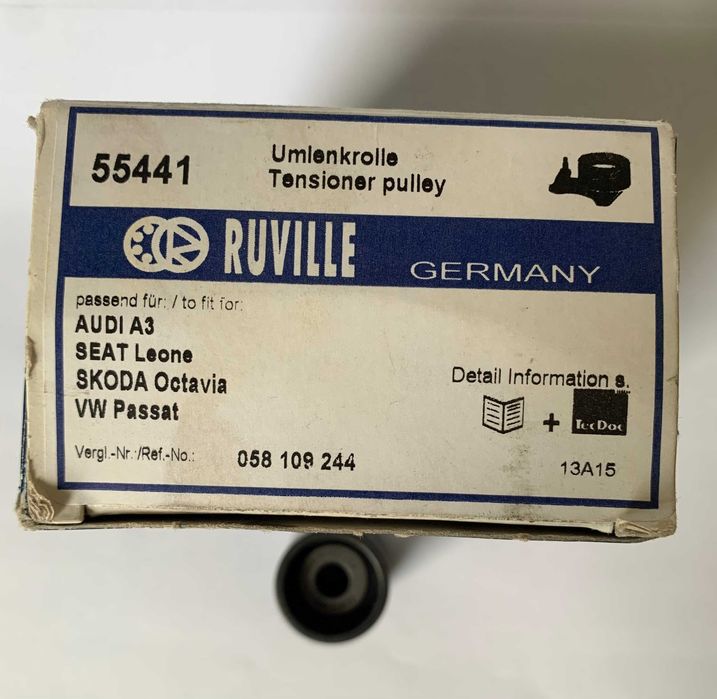 Ролік ременя ГРМ 058 109 244 RUVILLE GERMANY НОВИЙ