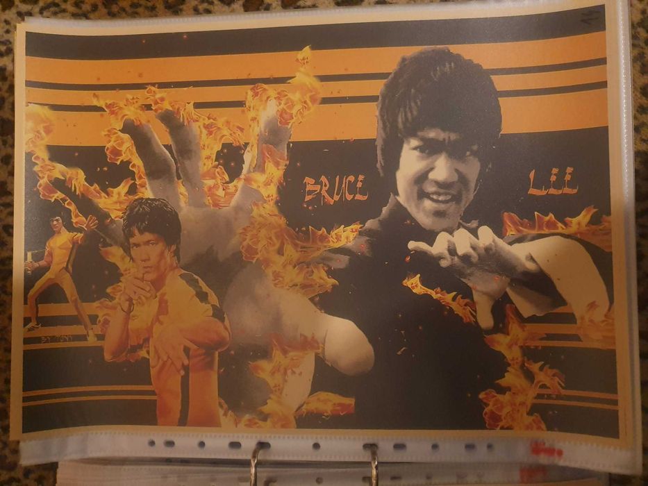 Plakat Bruce Lee A3 30x42 Dekoracja idealny na prezent
