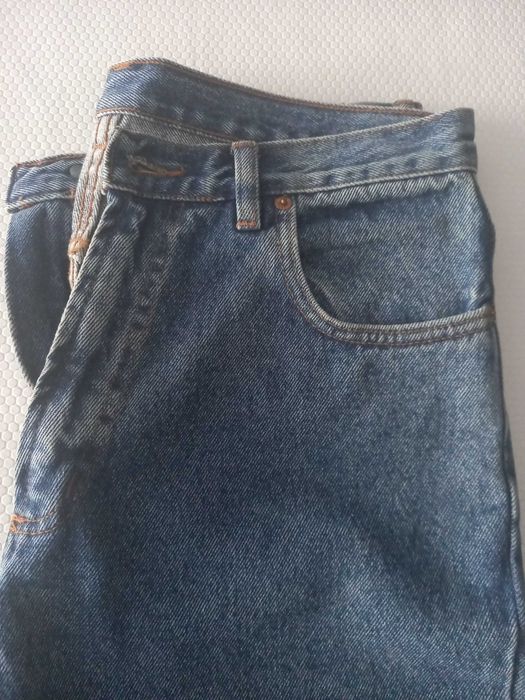 Calças de homem, ganga, marca Tocapi, T42. Novas c/etiq.