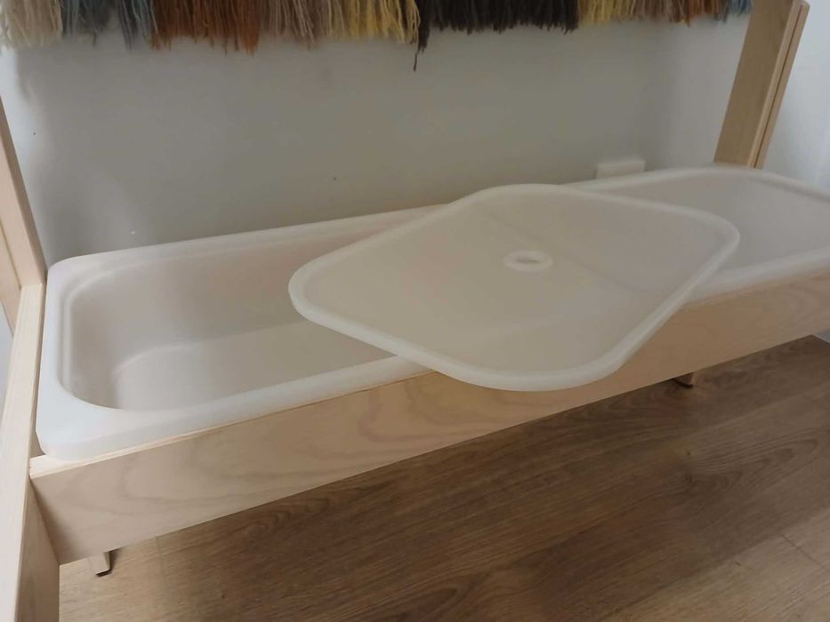 IKEA Flisat biurko dziecięce regulowane + ławka + Trofast