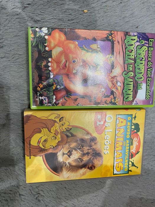 Cassetes VHS como novos