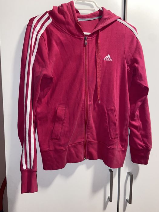 rozowa bluza adidas