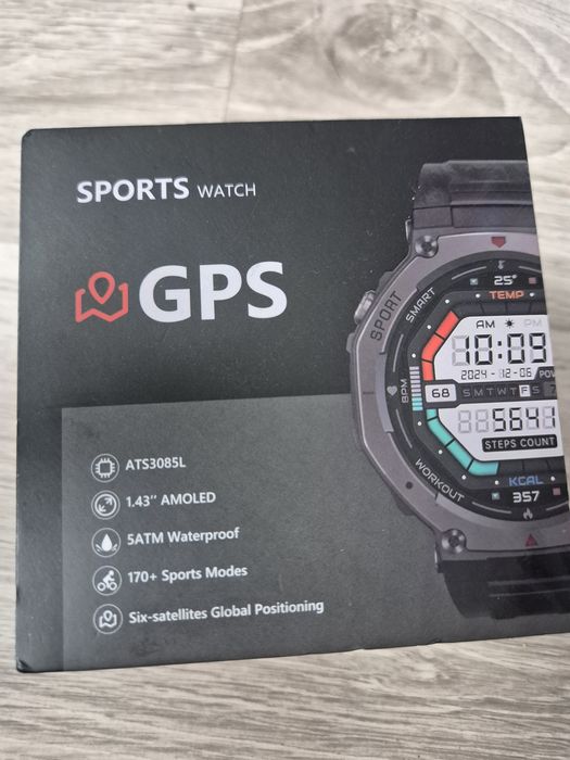 Smartwatch taktyczny z ekranem amoled