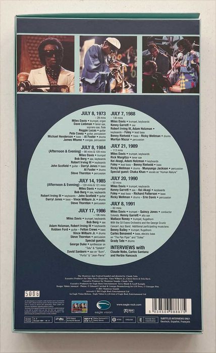 10 DVDs_The Definitive MILES DAVIS at Montreux -1973/91.