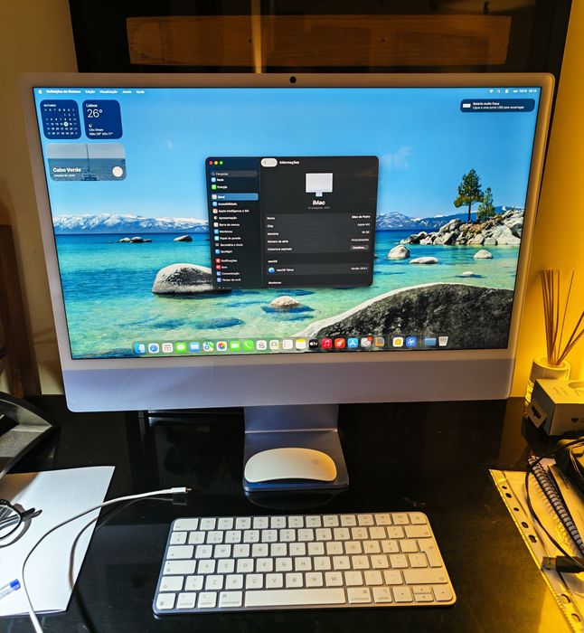 Imac 24 polegadas processador M4 como novo
