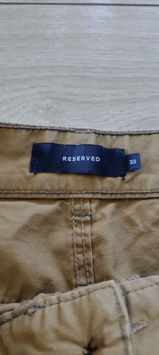 Szorty camel męskie.