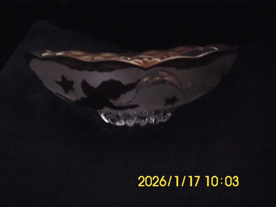 fruteira em vidro cristal