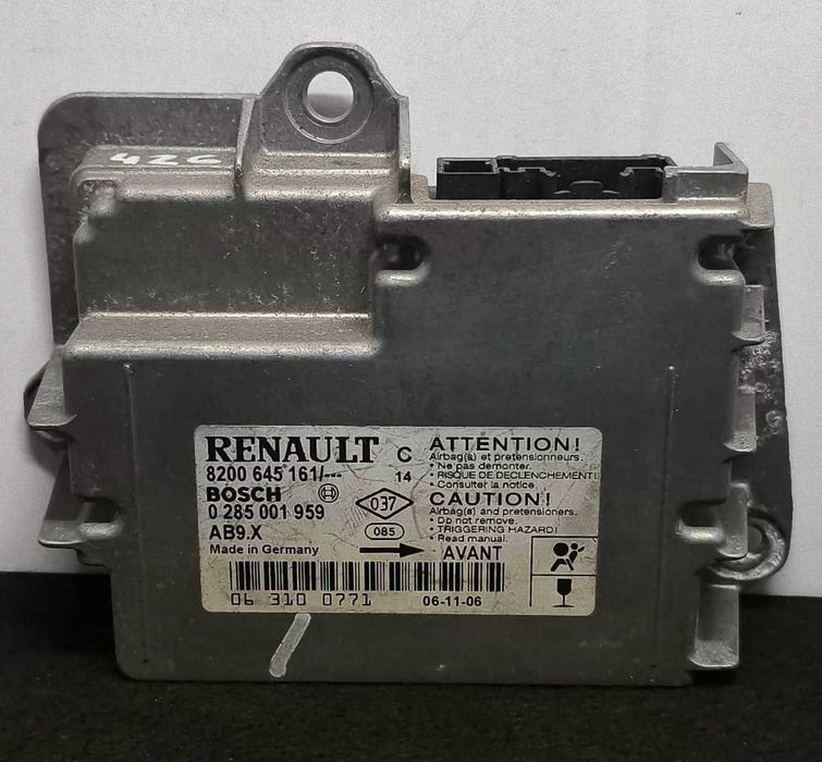 Centralina Airbag RENAULT CLIO III (BR0/1, CR0/1) ano 2005
