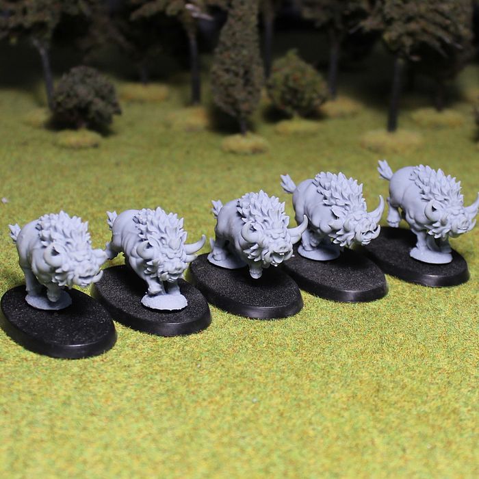 Beastly pigs - MOMminiatures - Behelit Print