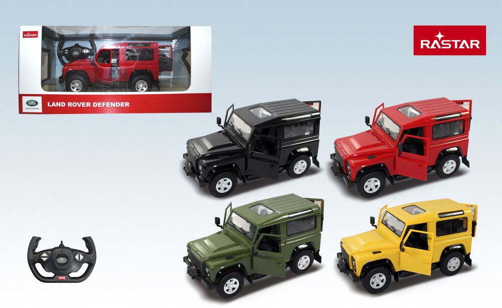 Autko R/C Land Rover Defender  RASTAR Zielony Auto zdalnie sterowane