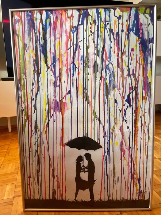 Bardzo ładny plakat w antyramie 90x60