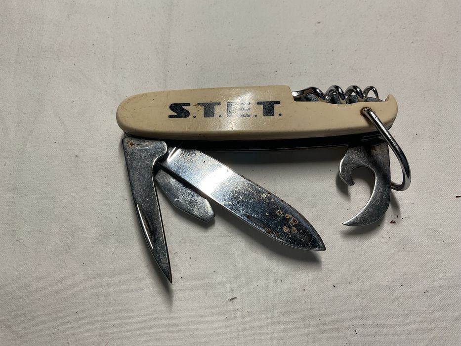 Canivete antigo CAT em aço Rostfrei