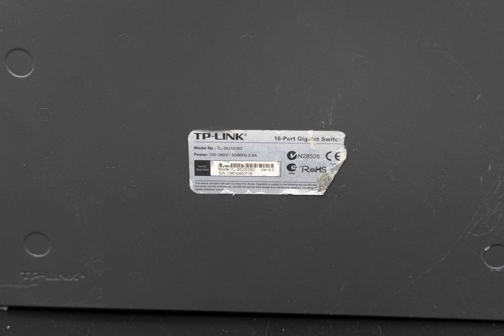 Switch de rack TP-Link TL-SG1016D64750574638978121