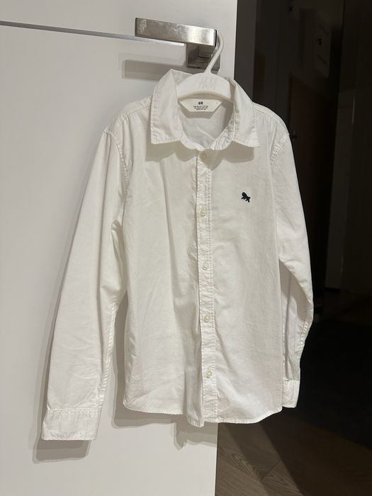 HM H&M biała koszula 128