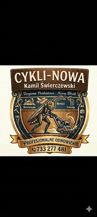Cyklinowanie, lakierowanie, układanie, montaż,  renowacja podłogii