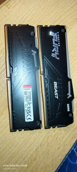 Kingston FURY Beast DDR5 RGB 32GB (2x16GB) 5600MHz CL40