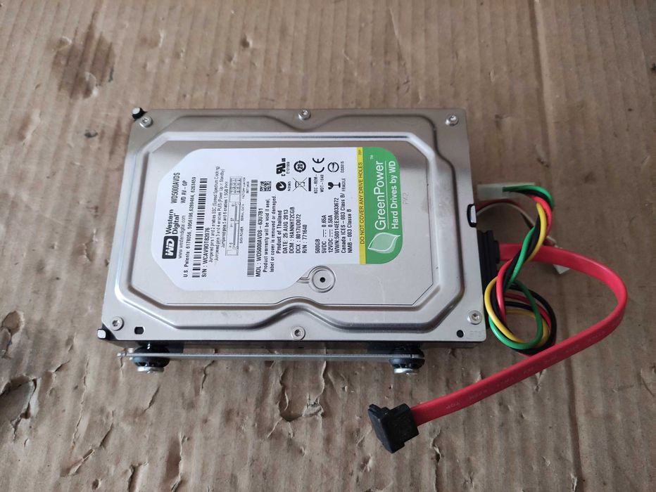 Dysk twardy 500 GB Western Digital używany