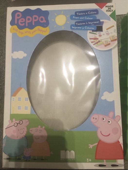 Pieczątki Peppa + mazaki
