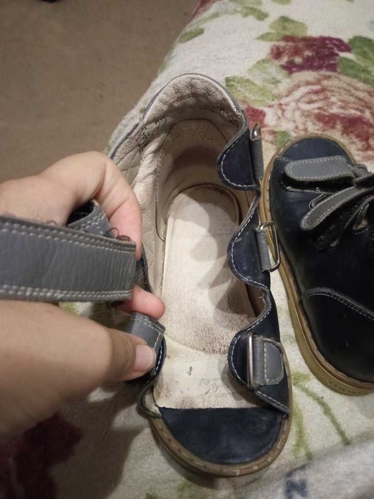 Кожаные кросы хайтопы Lasocki на липучках,орто босоножки, термо сапоги