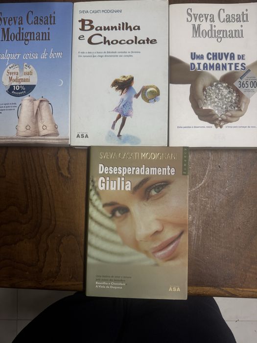 4 livros deSveva casati Modignani