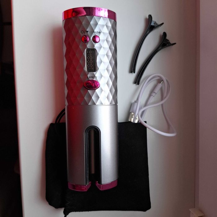 Беспроводная плойка для завивки волос .