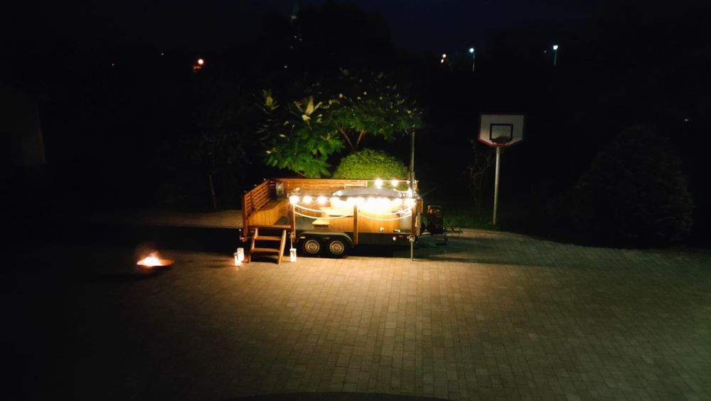 Wynajem mobilnej balii ogrodowej / jacuzzi