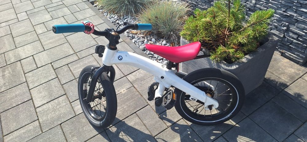 Rowerek dziecięcy BMW Kidsbike 14" 2W1 biały