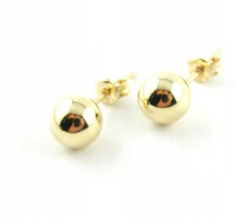 Eleganckie złote kulki KULKI 6 mm GŁADKIE ZŁOTO_ PR.585