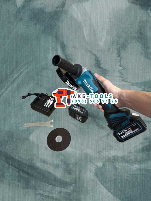 Акумуляторна Шліфувальна машина Makita DGA511BL Болгарка 125круг УШМ