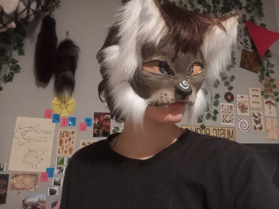 Maska therian quadrobisc kot