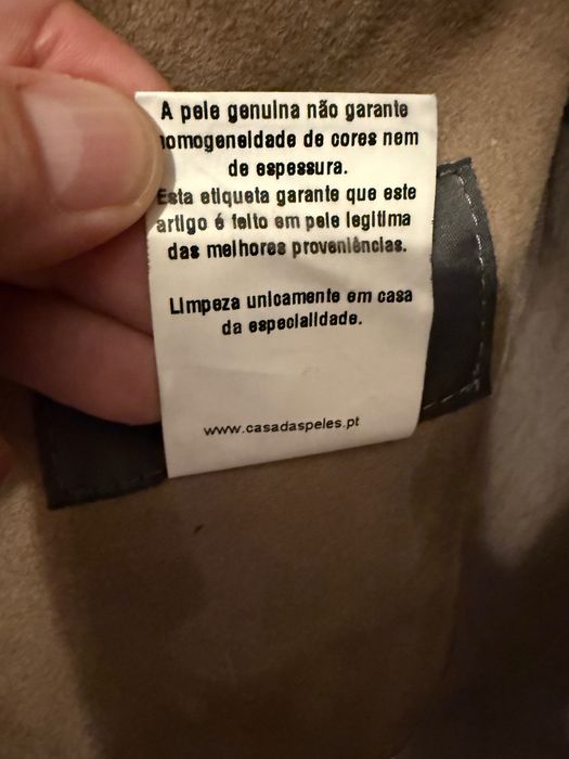 Casaco feminino em pele de pêlo comprido de Inverno (artigo de luxo)