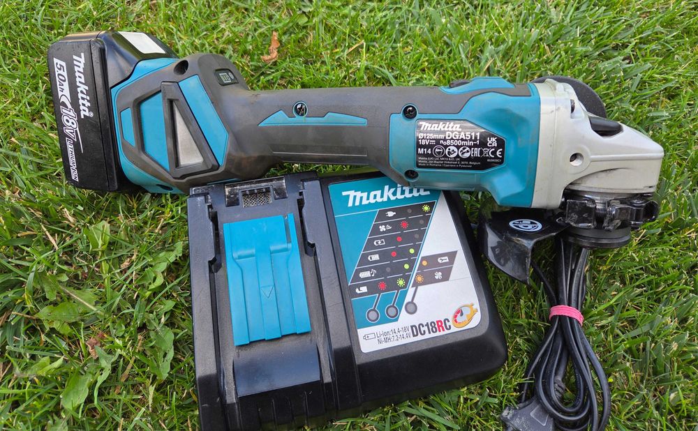 Szlifierka akumulatorowa Makita z regulacją obrotów