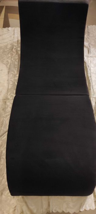 Leżanka składana kolor czarny