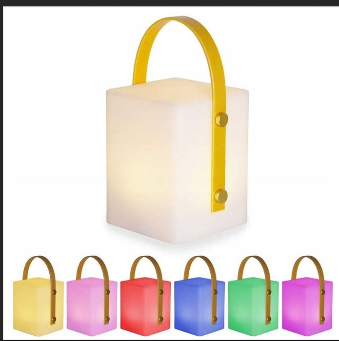 Nowa lampa akumulatorowa led z 8 kolorami z pilotem