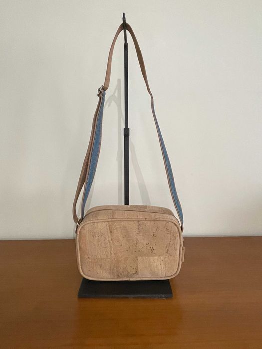 Mala tiracolo de cortiça nova para mulher