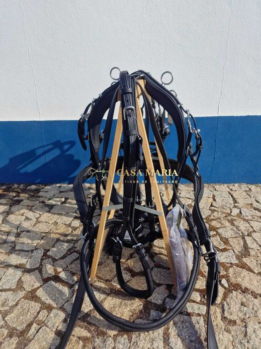 Arreios de Atrelagem "EUROTECH" IDEAL EQUESTRIAN - NOVOS